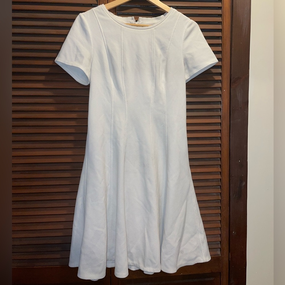 Rebecca Taylor White short sleeve midi dress